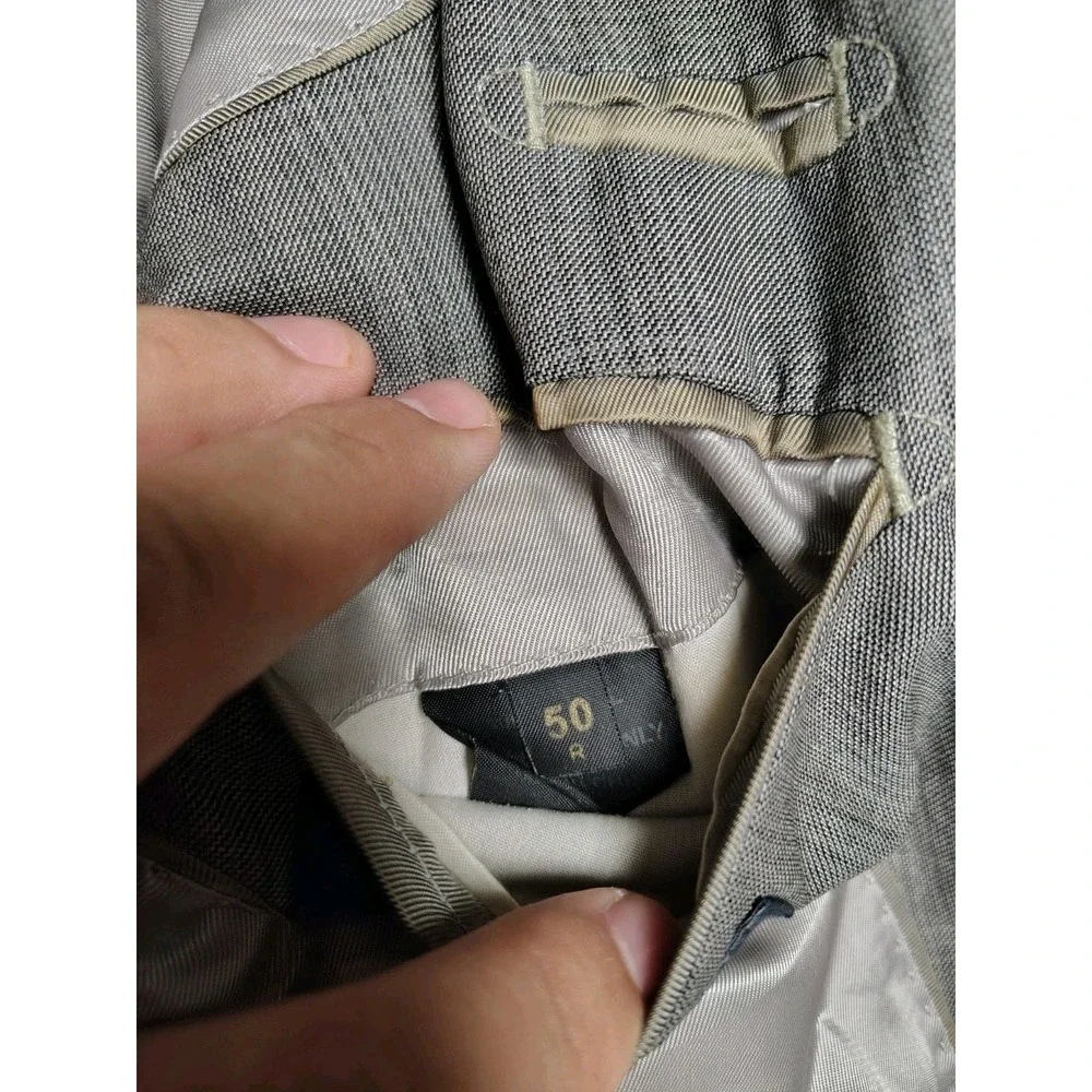 Daniel Hechter Paris Grey Wool Blend Blazer Jacket Men Size 50R